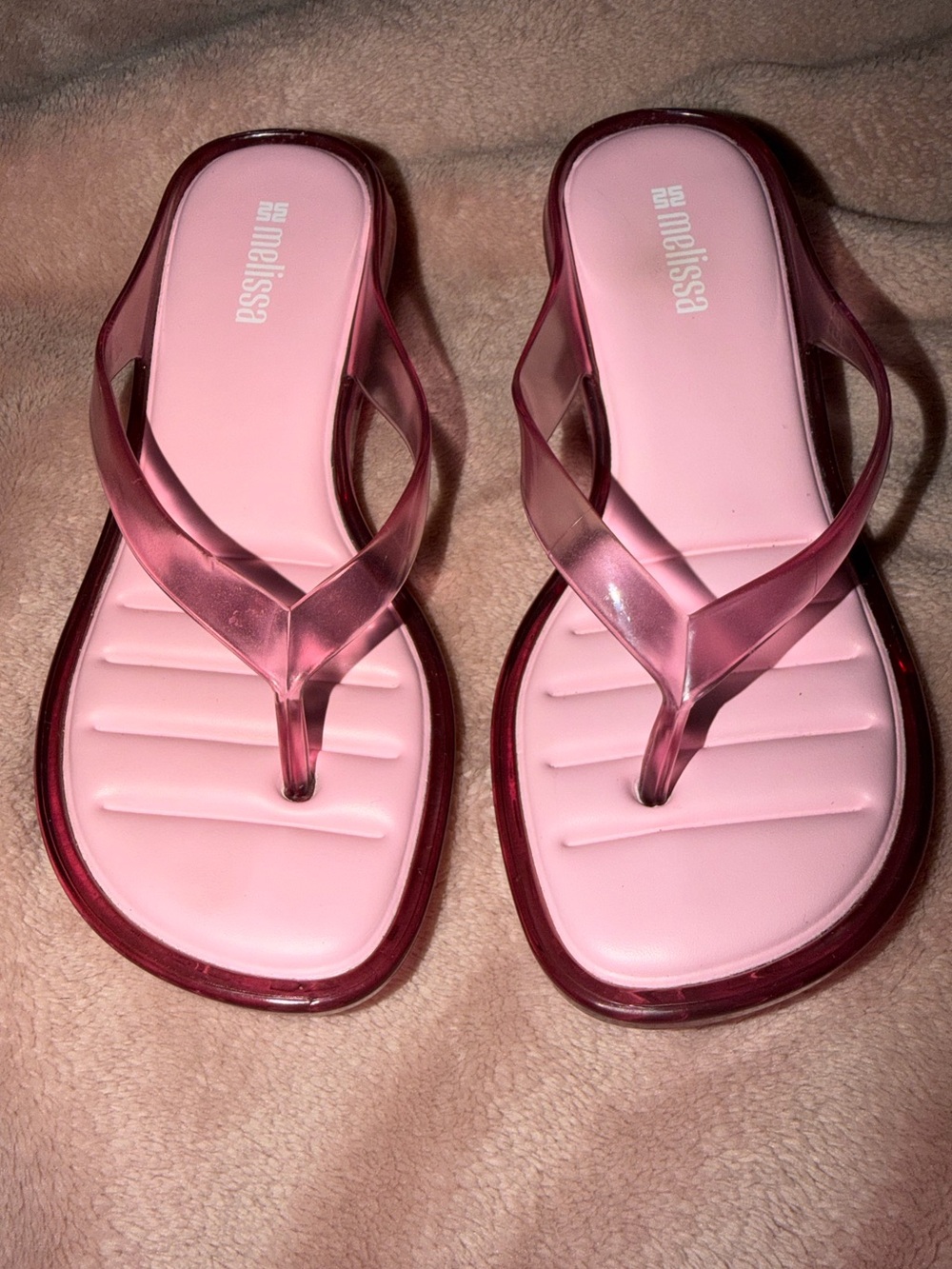 Melissa Two-Tone Pink Kitten Heel
